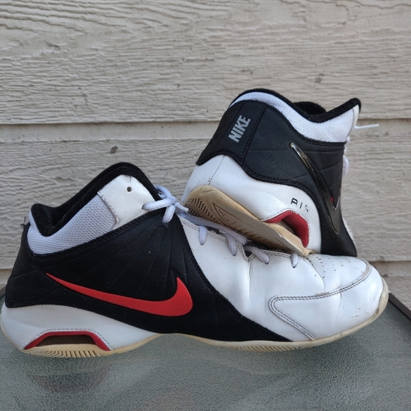 NIKE AIR VISI PRO  BASKETBALL BLACK / WHITE / RED main image 10